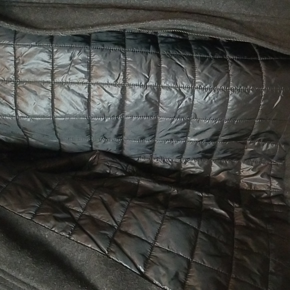 Levi's Mens peacoat, sz M with hood, nice - Picture 11 of 12